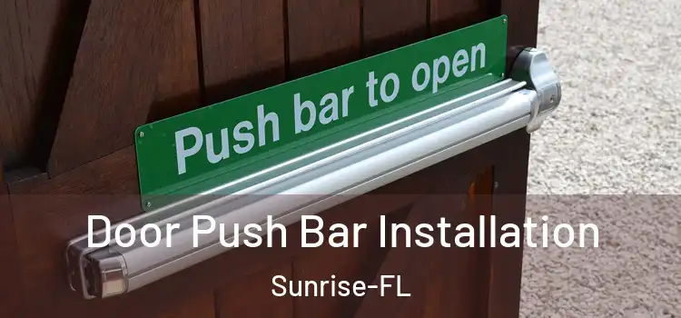  Door Push Bar Installation Sunrise-FL